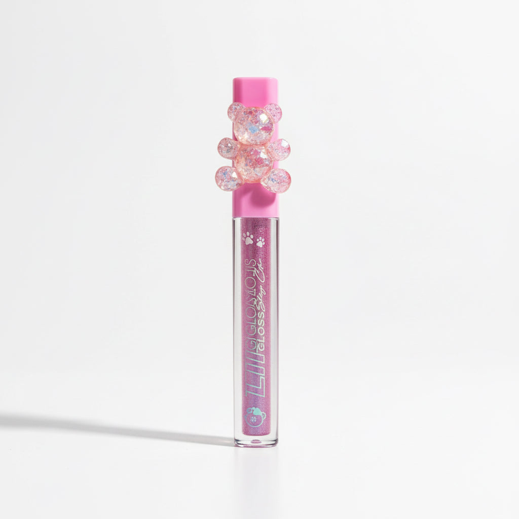 Brilho Labial Com Glitter