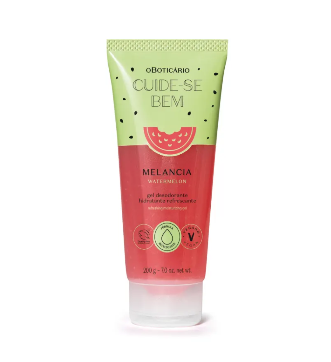 Gel Hidratante Refrescante Cuide-se Bem Melancia, 200g