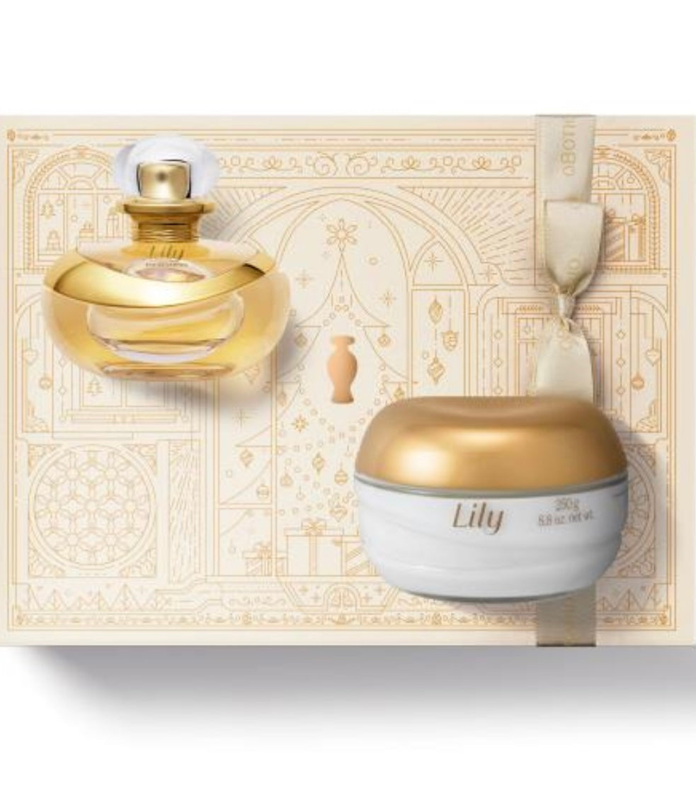 Coffet de Natal Lily Acetinado
