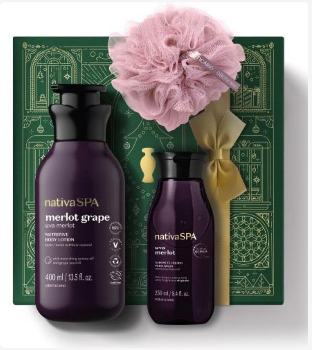 Kit de Natal Cuidado Nativa SPA
Uva Merlot