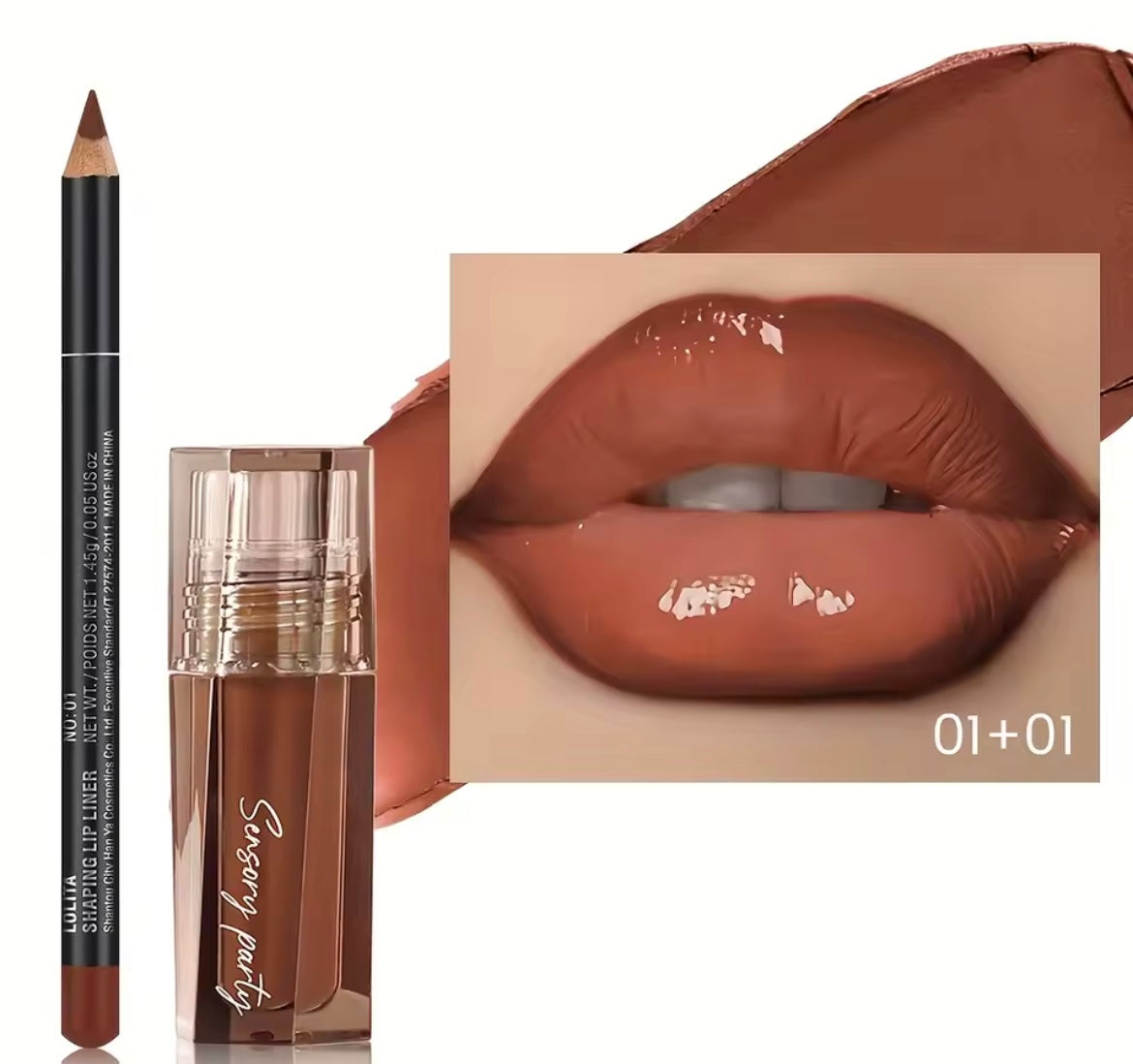 Conjunto de brilho labial