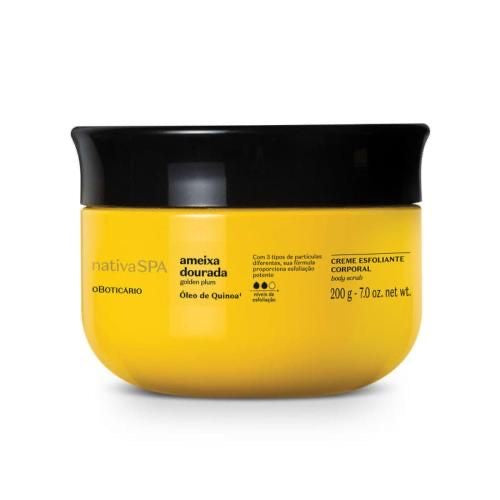 Creme Esfoliante Corporal Nativa Spa Ameixa Dourada, 200g