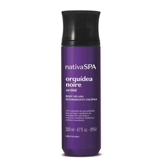 BODY SPLASH NATIVA SPA ORQUÍDEA NOIRE, 200ML
