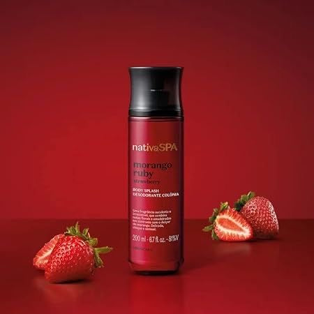 BODY SPLASH NATIVA SPA MORANGO RUBY, 200ML