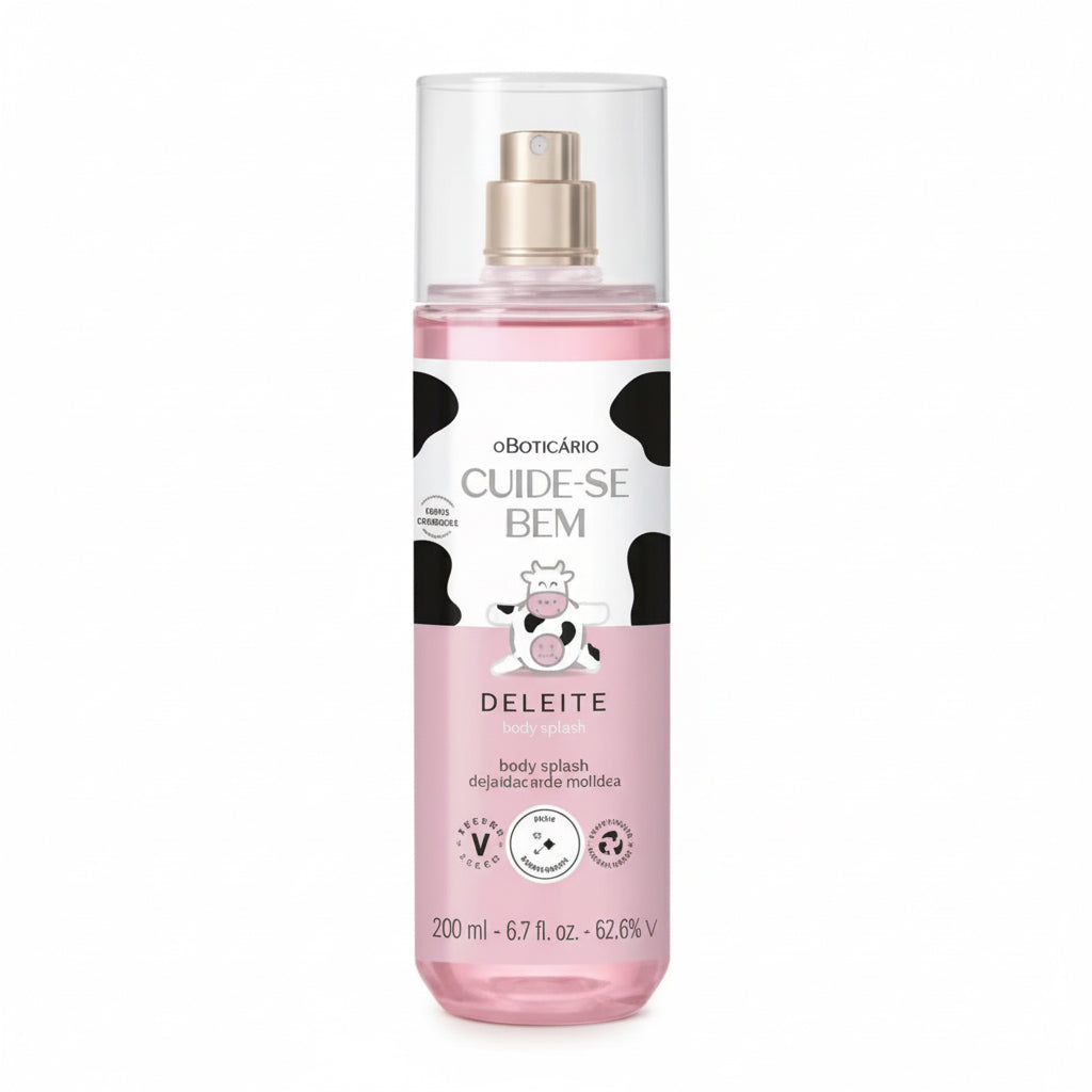 Body Splash Cuide-se Bem Deleite, 200ml