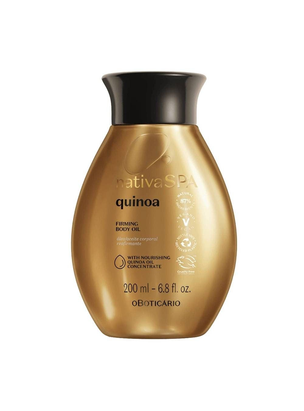 ÓLEO HIDRATANTE NATIVA SPA QUINOA, 200ML