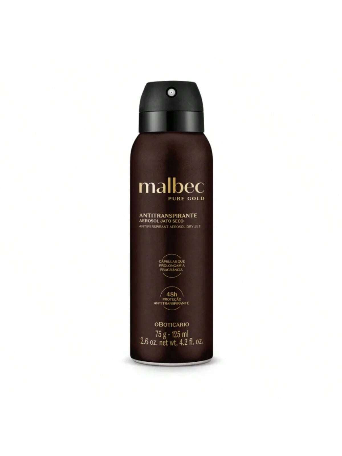 Desodorizante Malbec Pure Gold, 125ml