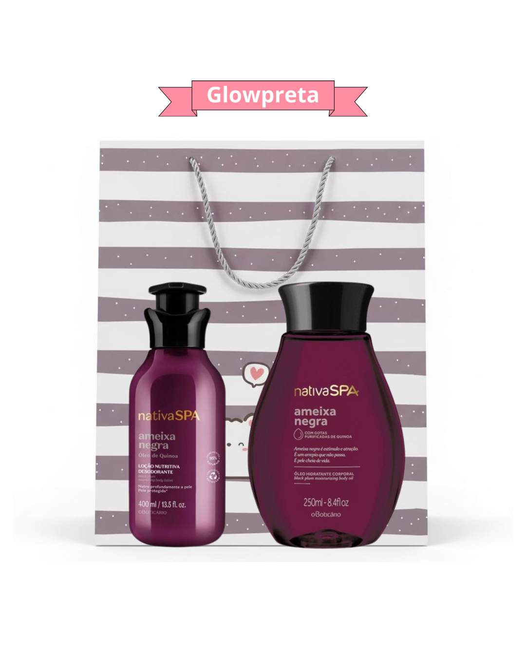 Kit Glowpreta – Ameixa Negra