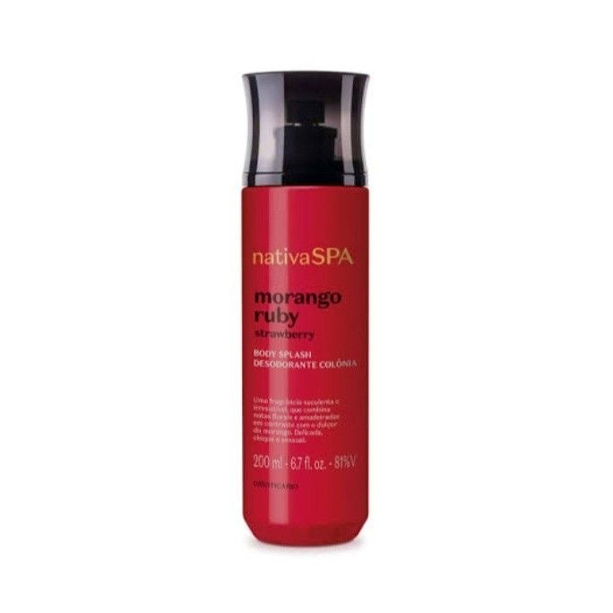 Body Splash Nativa Spa Morango Ruby,
200ml