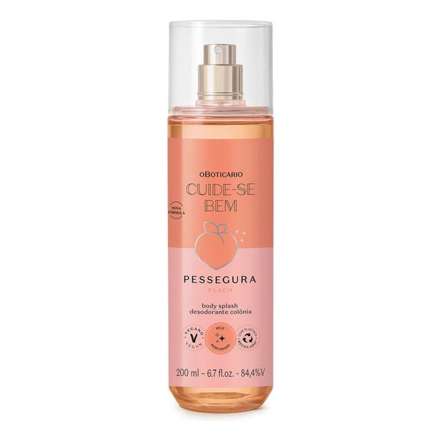 Body Splash Cuide-se Bem Pessegura,
200ml