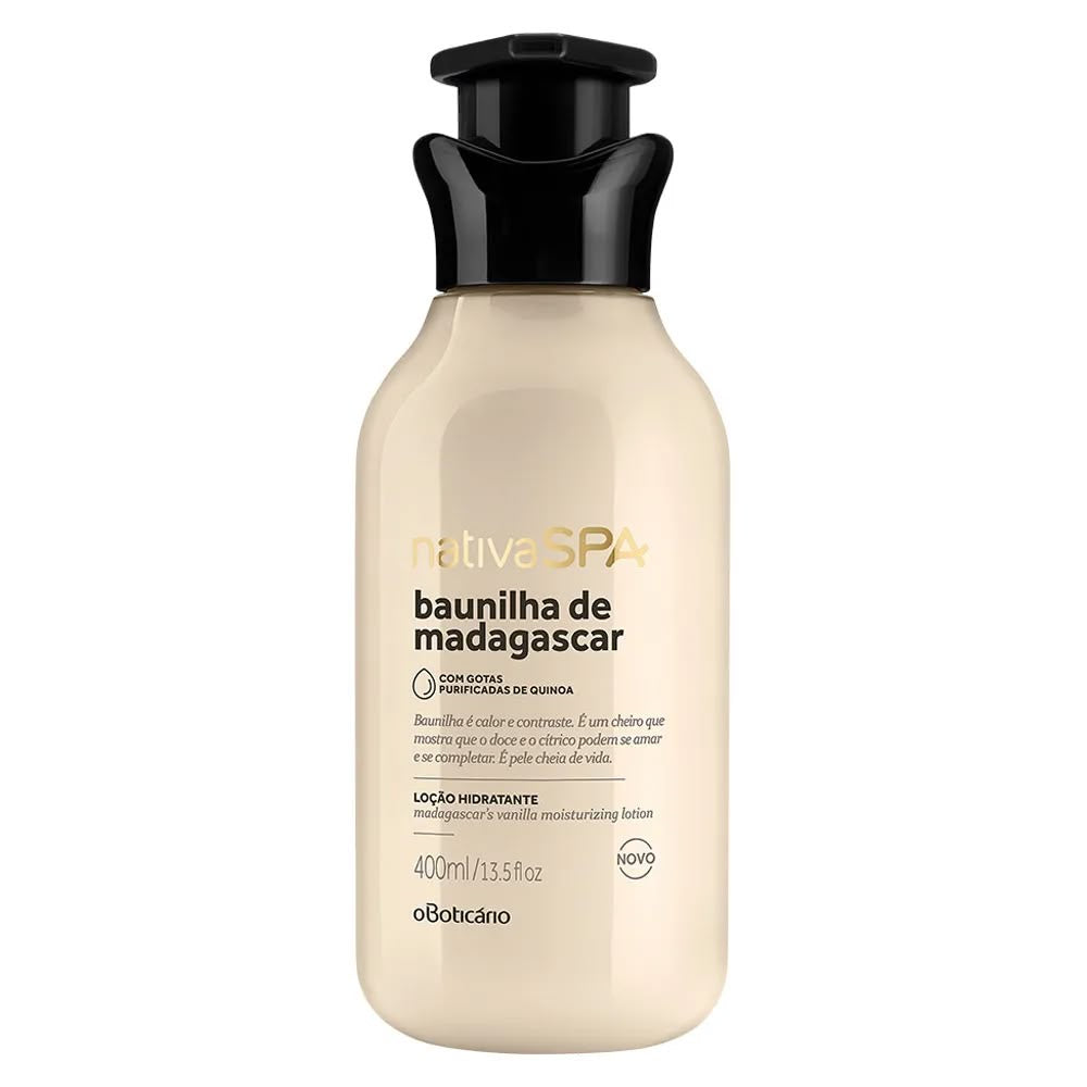 Loção Hidratante Nativa SPA Baunilha de
Madagascar, 400ml