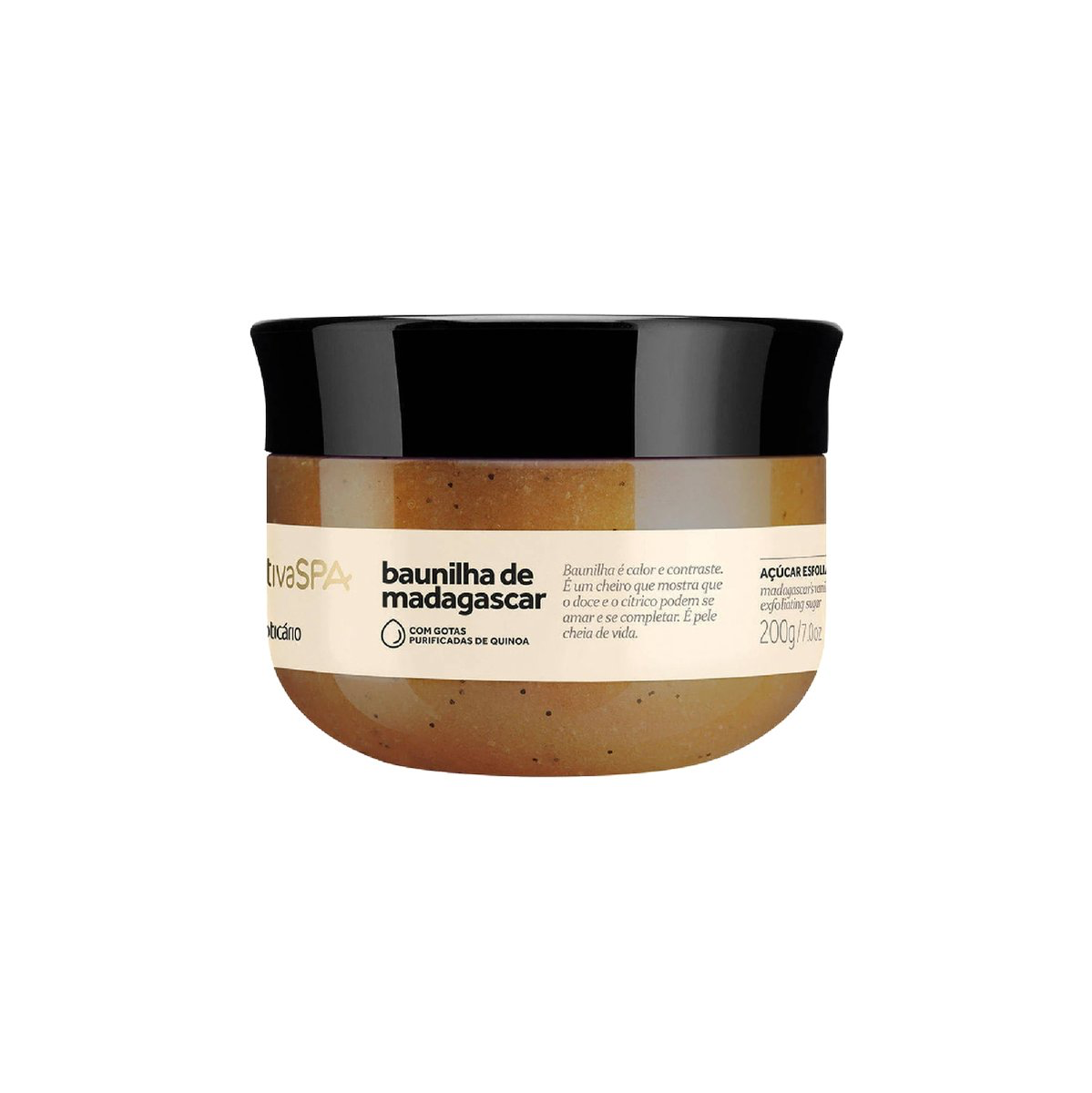 Açúcar Esfoliante Nativa SPA Baunilha de Madagascar – 200g