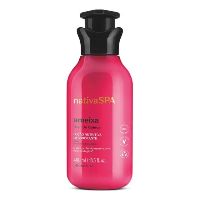 LOÇÃO HIDRATANTE NATIVA SPA AMEIXA, 400ML