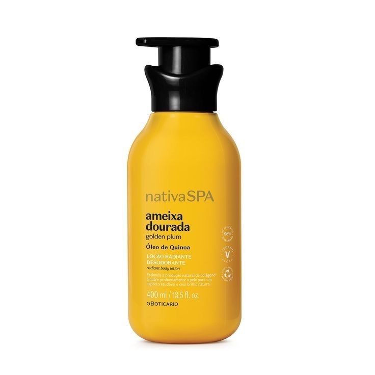 Loção Hidratante Corporal Nativa Spa Ameixa Dourada, 400ml